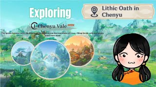 Why the Oolong Face  44 New Area   Lithic Oath in Chenyu Part 2  Genshin Impact [upl. by Eelime164]