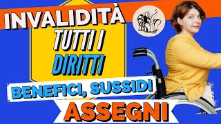 GUIDA AI DIRITTI DEI DISABILI 👉 Assegni Agevolazioni Benefici Sussidi ecc 💶 💸 [upl. by Cowey]