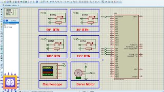 STM32 Servo Mastery in Proteus Simulation [upl. by Sigismondo]