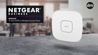 Netgear WAX630 TriBand WiFi 6 Access Point  Ultimate Wireless Performance [upl. by Ynahpit]