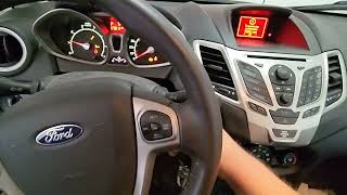 2011 Ford Fiesta Transmission Malfunction Service now warning message on dashboard yellow wrench [upl. by Ruffina]