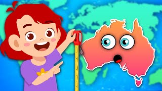 Explore The 7 Continents amp Their Sizes  Geography Songs For Kids  KLT [upl. by Odnomar74]