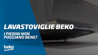 Come livellare la mia Lavastoviglie Beko  Beko Italia [upl. by Ednutabab]