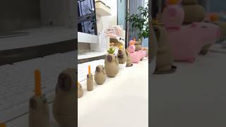 Look this is the capybara army I built for youcapybara 3d creative ornaments gift cute new [upl. by Mackintosh]