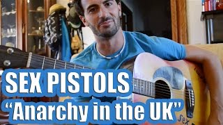 Sex Pistols  quotAnarchy in the UKquot Guitar Tutorial [upl. by Alviani]