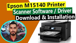 Epson M15140 Printer Scanner Driver Download amp Installation In Windows 10 ll മലയാളം [upl. by Airpal]