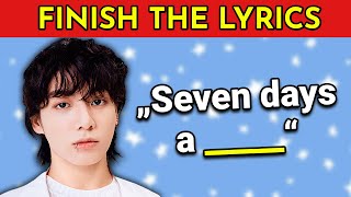 FINISH THE LYRICS  28 Popular TikTok Songs 🎵  Music Quiz [upl. by Gustafson]