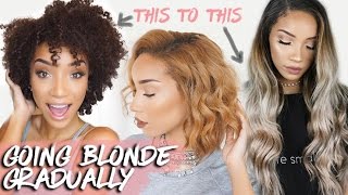 How I Went Blonde at home DIY Bleaching amp Toning [upl. by Garibull]