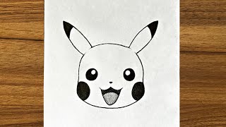 How to draw Pikachu  Beginners drawing tutorials step by step  easy drawings step by step [upl. by Mairim871]