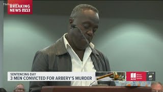 Ahmaud Arberys dad speaks before killers sentencing [upl. by Aiki559]