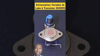 Alimentation Variable à Transistor 2N3055 Adjustable Voltage Regulator Using 2N3055 048V 15A diy [upl. by Kancler192]