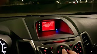 AttivazioneDisattivazione Luci Soffuse su Ford Fiesta MK7 tramite menu PSS [upl. by Terza]