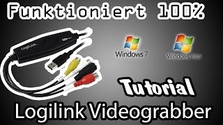 Logilink Videograbber unter Windows Vista  Windows 7 32 und 64 bit verwenden [upl. by Airtemad]