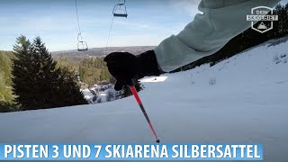 Skiarena Silbersattel in SteinachThüringen Pisten 3 und 7 [upl. by Hibbitts]