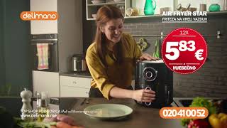 Delimano Air Fryer Star Friteza  Jedna U Majke [upl. by Glogau]