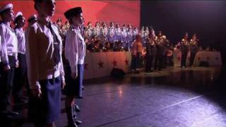 Les Choeurs de lArmée Rouge  Russian National Anthem Hymne National Russe [upl. by Ayotna]