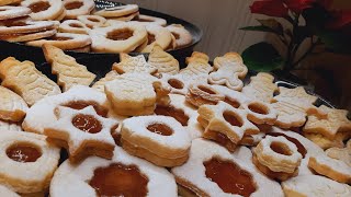 Linzer sütemény legfinomabb legpuhább 👌több mint száz éves recept alapján😍 mamitól tanúltam😉🥰 [upl. by Amatruda891]