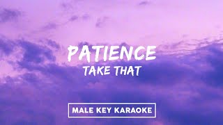 Take That  Patience Karaoke  ClaverioKey [upl. by Anaugal]