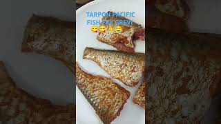 Tarpon Pacific Fish fry or gravy😋viralshortvideo [upl. by Macfadyn]