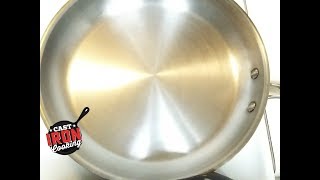 How To Season A Stainless Steel Pan Advanced Version [upl. by Nyladnek]