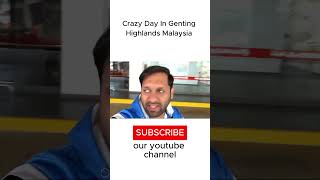 Crazy Day in GENTING HIGHLANDS Malaysia 🇲🇾  Cable Car Ride  Mega Entertainment City short [upl. by Selimah27]