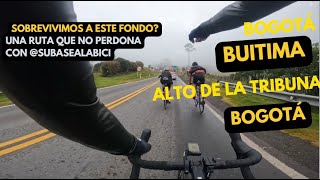 Un Fondo extra Exigente Bituima  Alto de la tribuna Bogotá con subasealabicibogota1479 [upl. by Eanaj250]