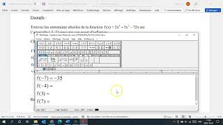 Extremums absolus dune fonction définie sur un intervalle fermé et point dinflexion  exemple [upl. by Benjamen]