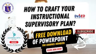 How to Craft an Instructional Supervisory Plan in DepED [upl. by Lauro]