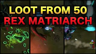 Loot From 50 Rex Matriarchs RuneScape 3 [upl. by Atarman]