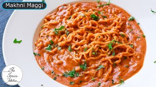 MakhniButter Masala Maggi Recipe  Indian Style Creamy Masala Maggi Recipe  The Terrace Kitchen [upl. by Aruon73]