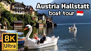 Lake Hallstatt Austria 🇦🇹 8K Walk tour Ultra [upl. by Barty]