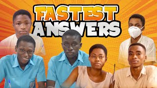 Top 10 fastest answers in the history of the NSMQ  Featuring Owass Keta St Peters Presec [upl. by Cerelia190]