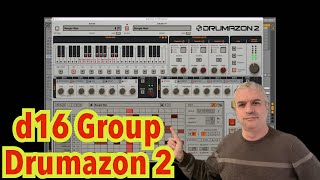 Roland 909 Drum Machine Emulation  Drumazon 2 from d16 group  Demo How does it sound [upl. by Sedruol881]