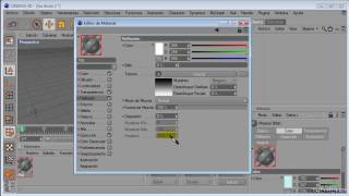 Tutorial cinema 4D  crear una textura de vidrio [upl. by Enyrat]