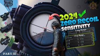 2024 Best Sensitivity Settings For All Devices ✅ Gyroscope amp Non Gyro  PART lII  PUBGBGMI 🔥 [upl. by Breena]