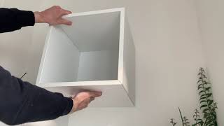 How to Remove an Ikea Eket Cabinet from Wall [upl. by Longan]