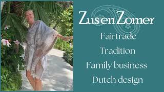 ZusenZomer Collection kimonos bathrobes and hammam towels Fairtrade [upl. by Lleira]