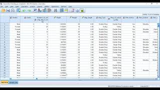 How to calculate BMI in SPSS  How to convert BMI in continuous form to categorical form in SPSS [upl. by Shaylynn350]