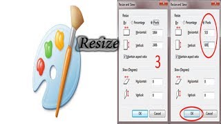 Using Microsoft Paint To Crop and Resize Photos [upl. by Clie]