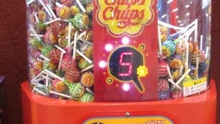 チュッパチャップス自動販売機 Chupa chups Lollipops Candy vending Machine Japan [upl. by Taber]