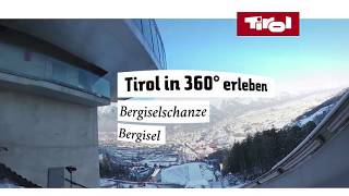 Skisprungschanze Bergisel Skispringen Innsbruck  360°⛷ [upl. by Annahsal]