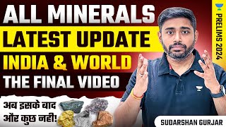 Top Minerals Producing States of India amp World  खनिज  UPSC Prelims amp All Exams SudarshanGurjar [upl. by Dillon]