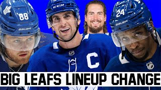 Toronto Maple Leafs Make BIG Lineup Changes Ahead of Game 3 Full Breakdown [upl. by Amik]