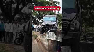 Pawan sahu Thar Accident 😭😨 l ytshorts shorts thar [upl. by Shanon]