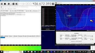 Veronika satellite Pass over Costa Rica telemetry decode [upl. by Akeme]