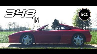 FERRARI 348 TS  Test drive in top gear  Spider  V8 engine sound  SCC TV [upl. by Ahsilahs270]