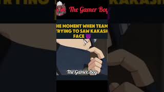 Kakashi face reveal epic moment 🤣 🤣 [upl. by Beffrey]