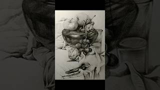 Still life ⚱️⚱️pencilshading quicksketch drawing ArtiQ5656 [upl. by Aiyotal85]