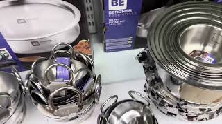 Bergner stainless steel cookware range  jyoti kitchen ware shop jp nager 7th phase banglore [upl. by Irolav]