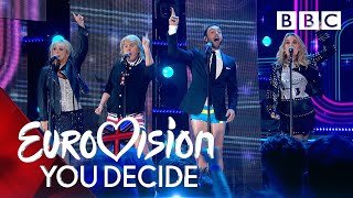 Måns Zelmerlöw recreates the UKs greatest Eurovision moments  BBC [upl. by Berg]